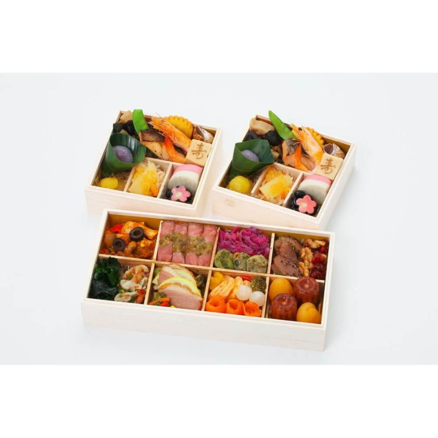 おせち 2026 個食＆オードブル 「ロジエ」 二段三重 2人前 40品目 御節