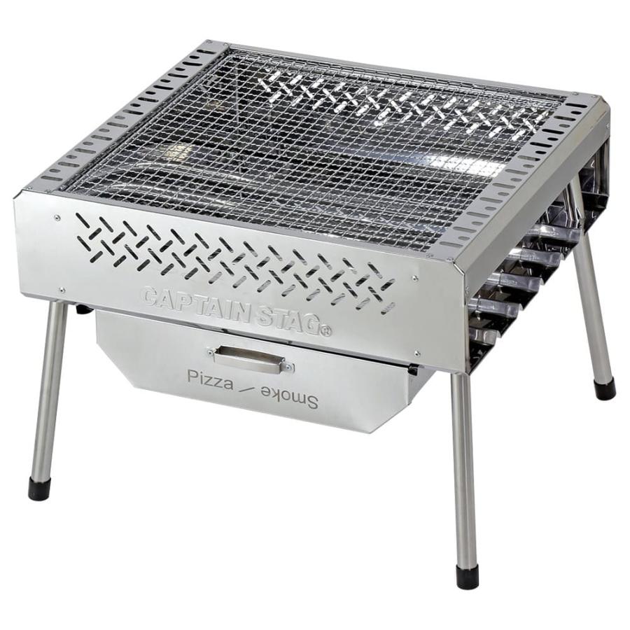 BBQ バーベキュー コンロ キャンプ キャプテンスタッグ 7Way マルチ ファイアグリル UG-69 キャンプ用品｜usamart｜02