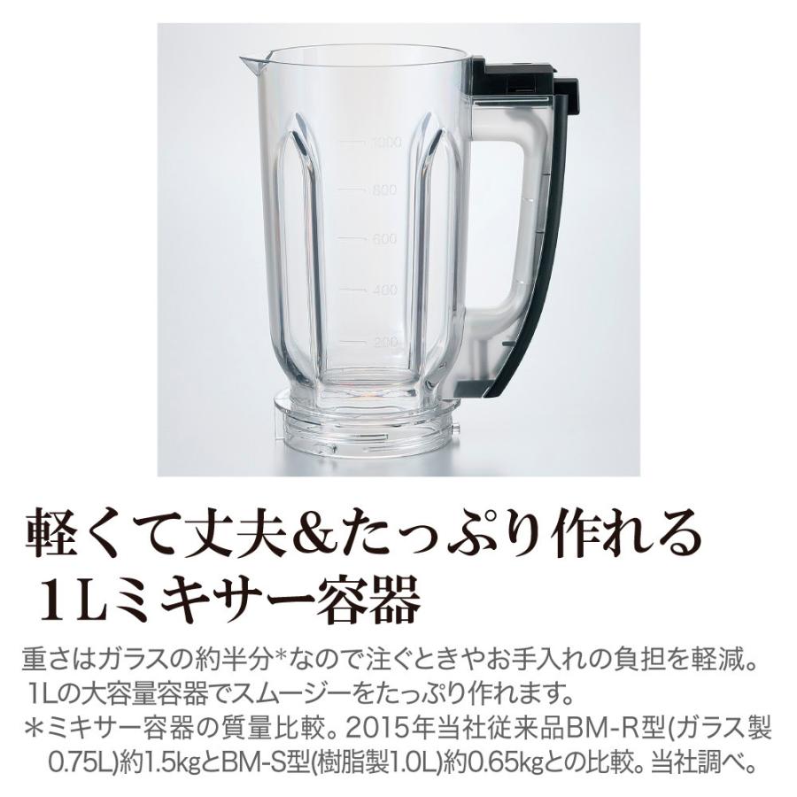 象印（ZOJIRUSHI） ミル ミキサー コーヒー 粉砕 スムージー 1L 黒