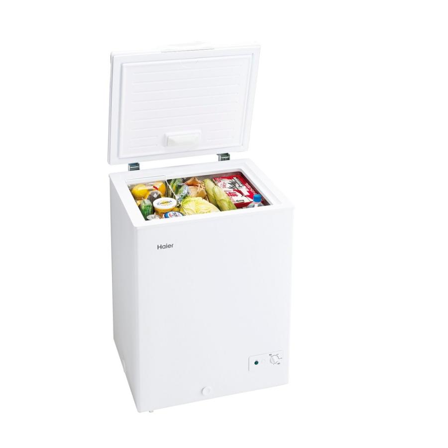 配送のみ/設置取付無し コンパクト 冷凍冷蔵 切替可能 ハイアール 上開き式冷凍庫 142L ホワイト JF-WNC142A(W)｜usamart｜03