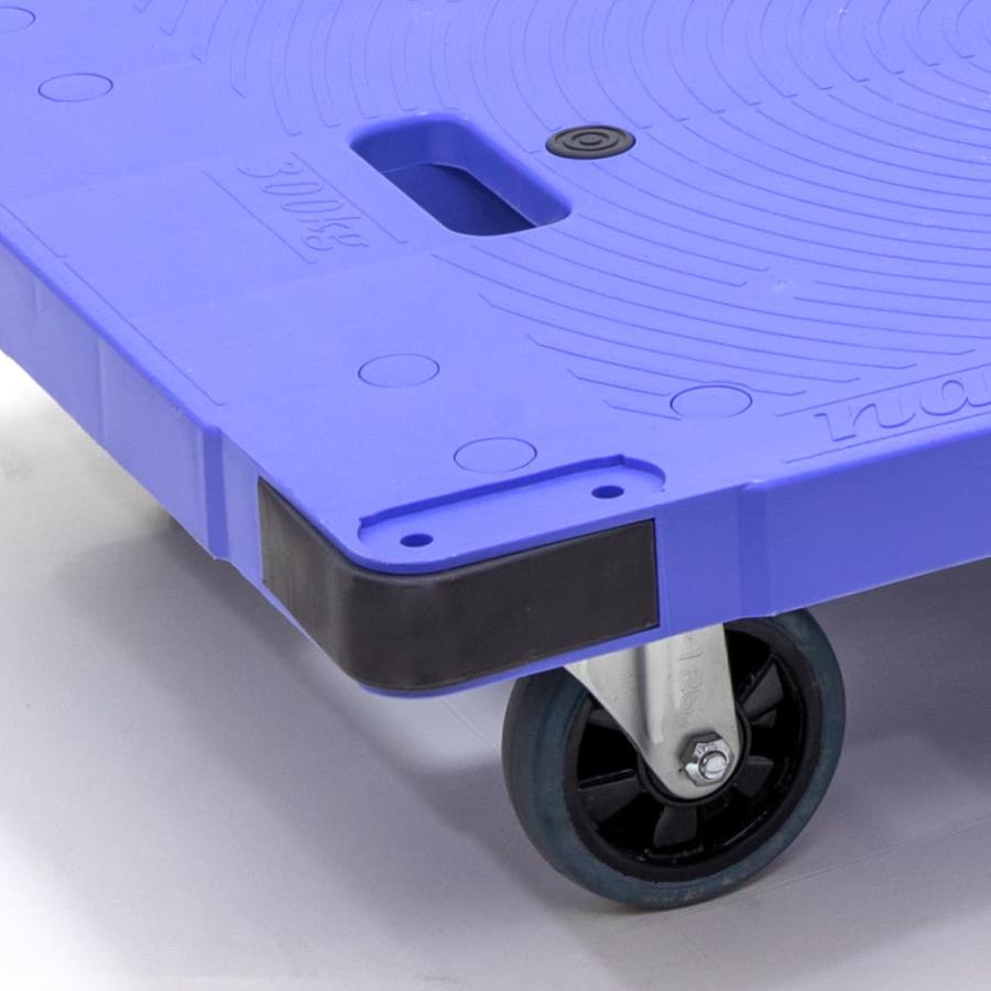 ナンシン 樹脂製運搬車 微音 プッシュブレーキ DSK-301B2 なんしん