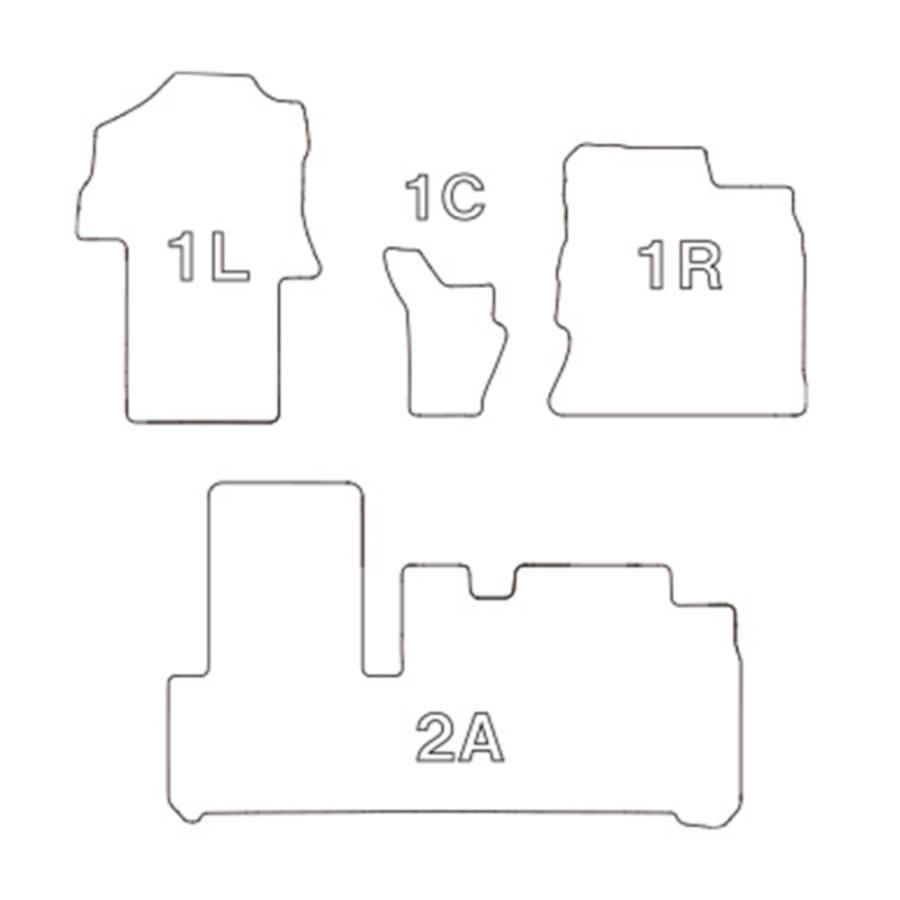イレブンインターナショナル Clazzio 立体フロアマット 1列目+2列目セット タント タントカスタム タントファンクロス シフォン NEWラバータイプ ED-6522 | Clazzio | 02
