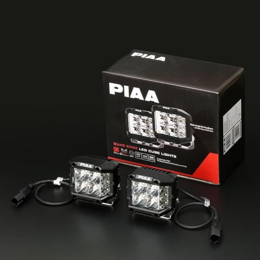PIAA 後付けランプ QUAD EDGE LED CUBE LIGHTS 2個入 ドライビング配光