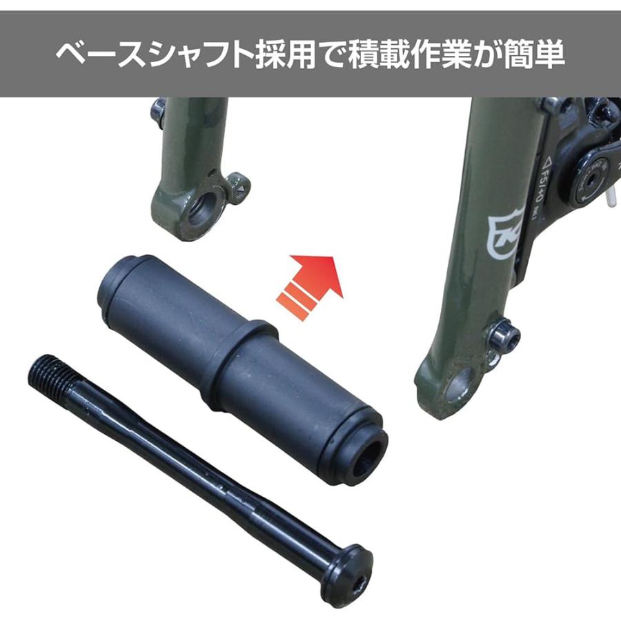 PIAA Terzo サイクルキャリア 1台積み(車内積載用) EZ LOCK シルバー EC30の画像