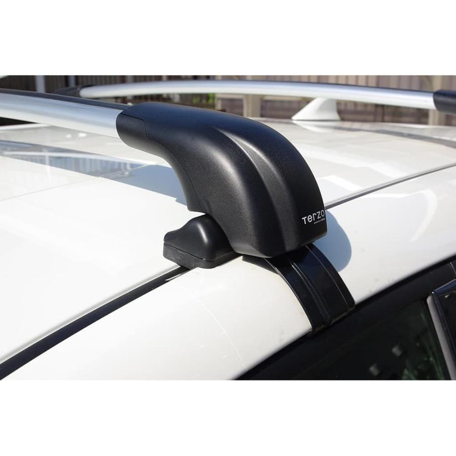 PIAA Terzo エアロバーフットセット ブラック 4個入 EF100A ルーフオン