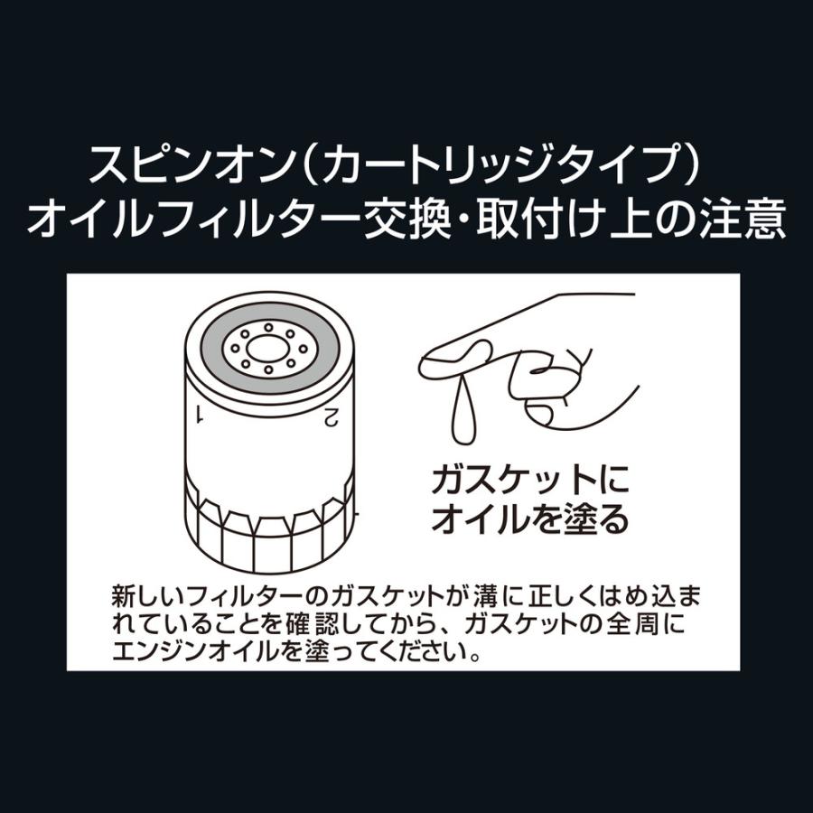 PIAA オイルフィルター オイルエレメント ツインパワー+マグネット