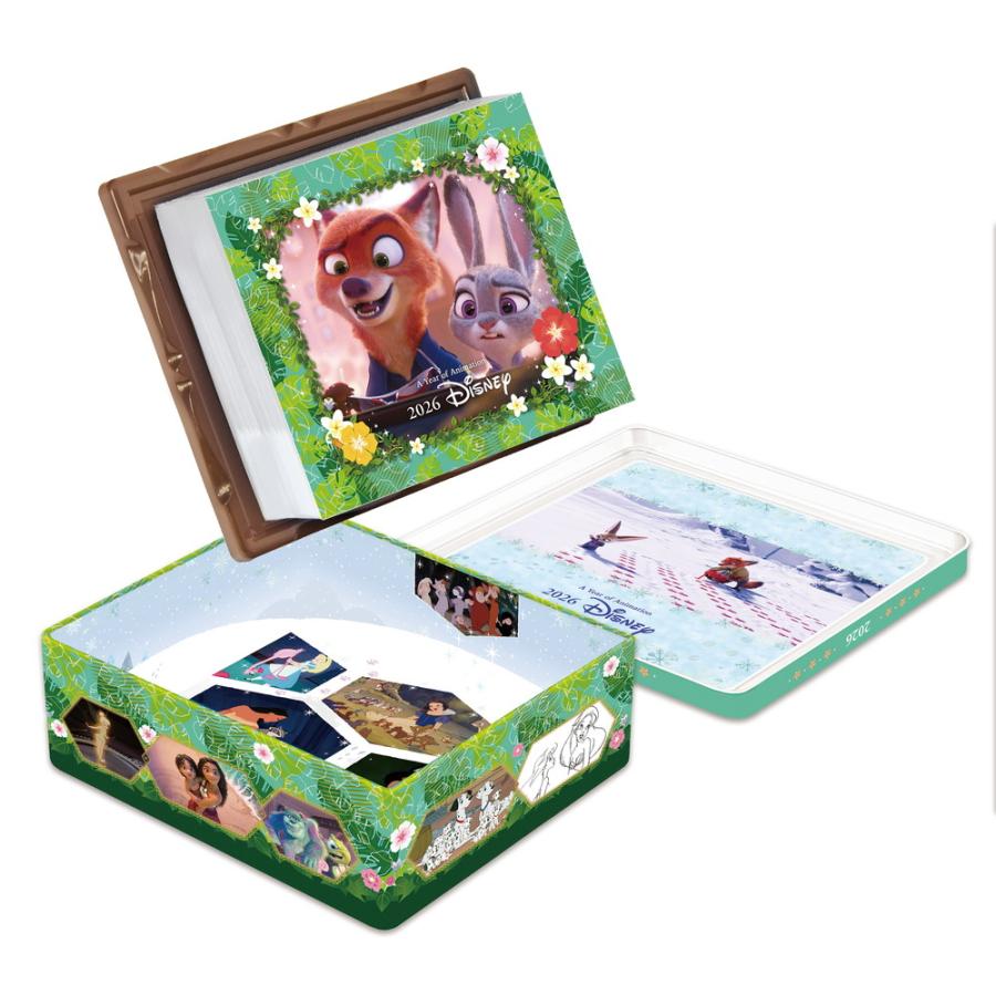 2026年 トーダン ディズニー・日めくりカレンダー ピクサー・ギフト缶