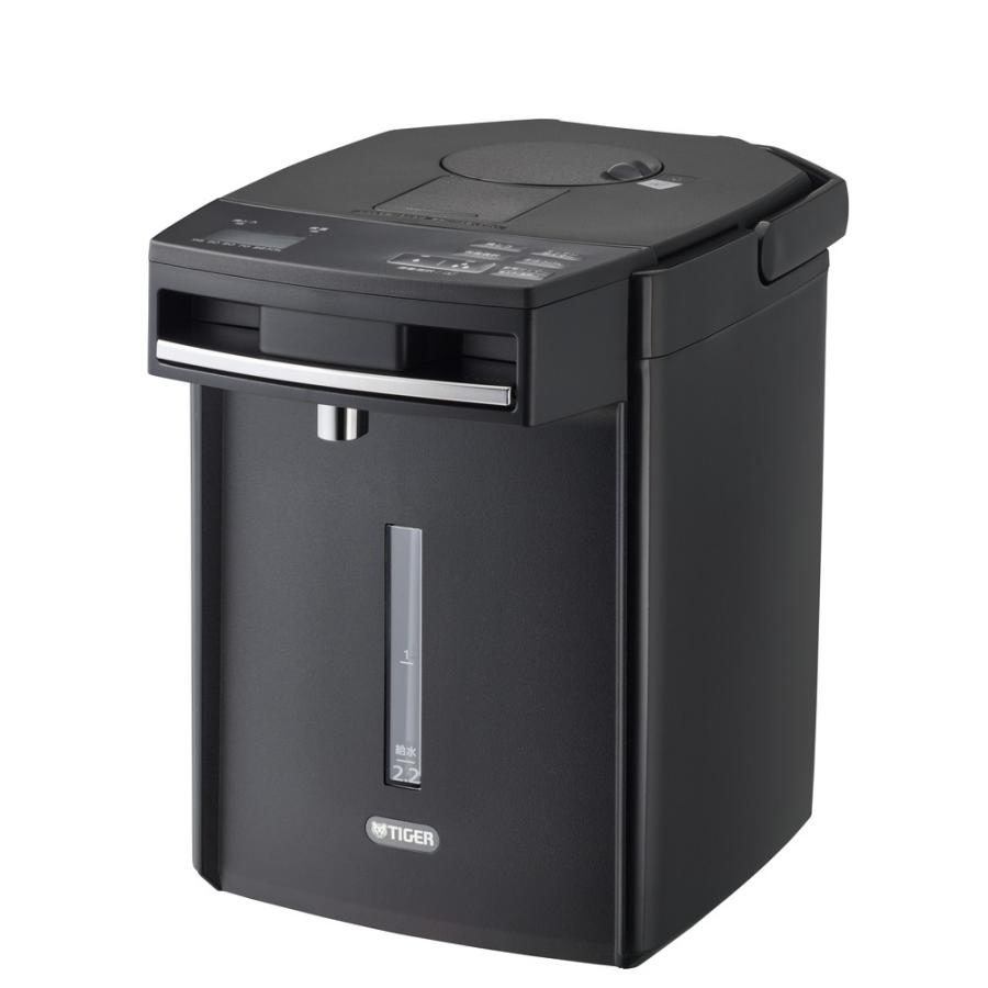 タイガー魔法瓶 蒸気レスVE電気まほうびん 2.2L アーバンブラック PIM