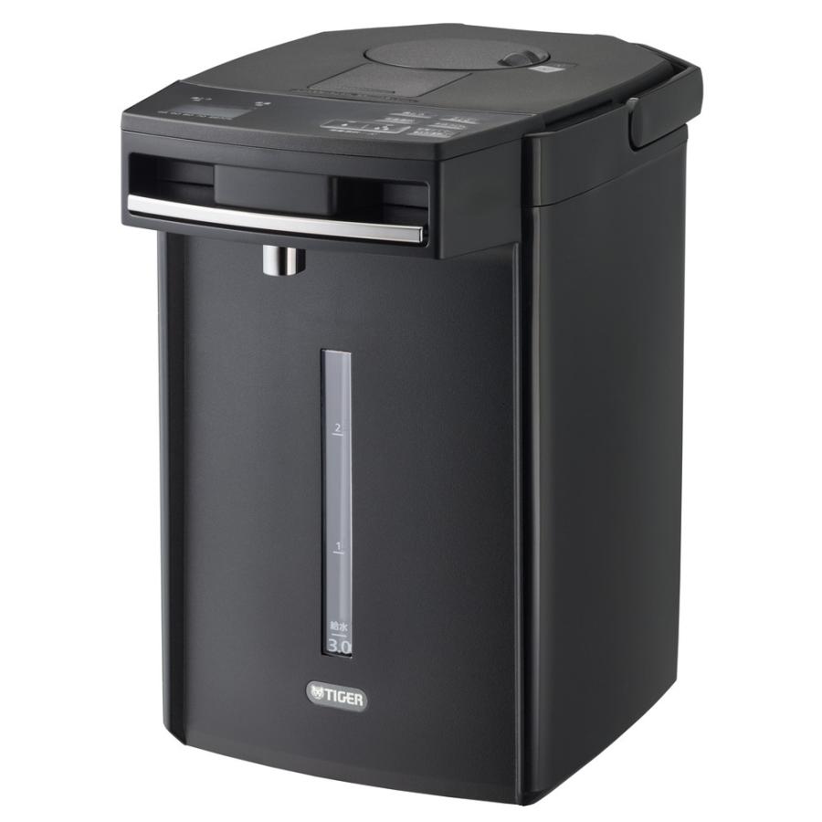 タイガー魔法瓶 蒸気レスVE電気まほうびん 3.0L アーバンブラック PIM