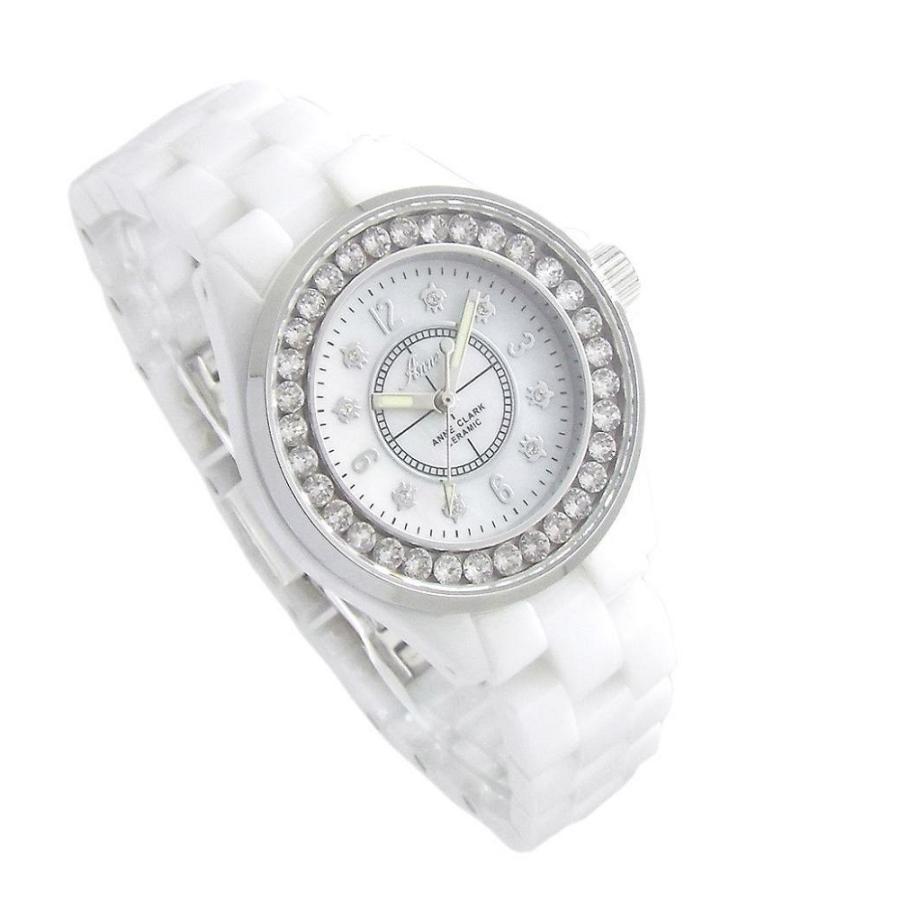 天然シェル サファイア セラミック スワロフスキー 腕時計 マーク