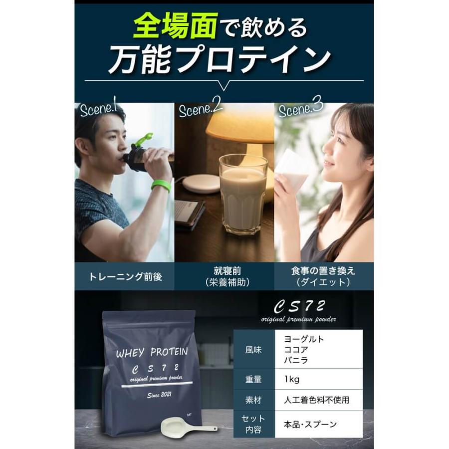 フォーエバー☆プロテイン 中央商工 CS72 WHEY PROTEIN ホエイプロテイン 溶けやすい 高タンパク