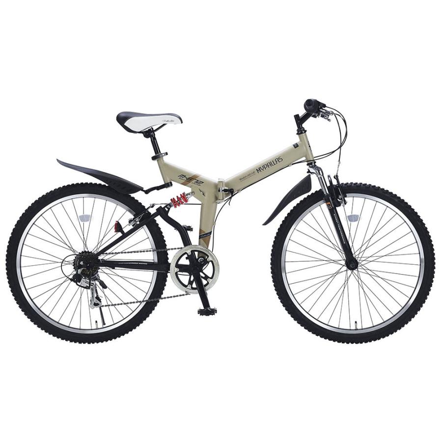 自転車 MYPALLAS 折畳自転車 6段変速 池商 MYPALLAS 折畳ATB26・6段ギア・Wサス M-672 AE 自転車 MYPALLAS 折畳自転車 6段変速 池商 折畳ATB26・6段ギア・Wサス
