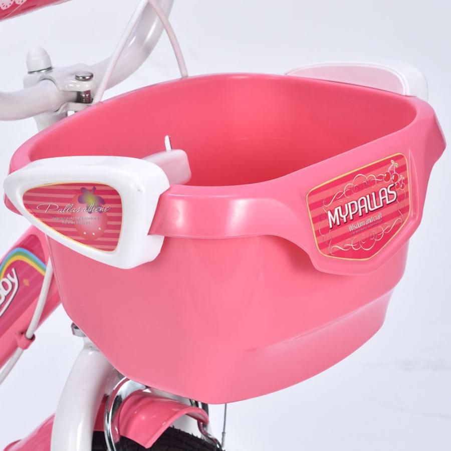 子供用自転車16 補助輪付 女の子用 MD-12 4色 ラベンダー/アプリコット