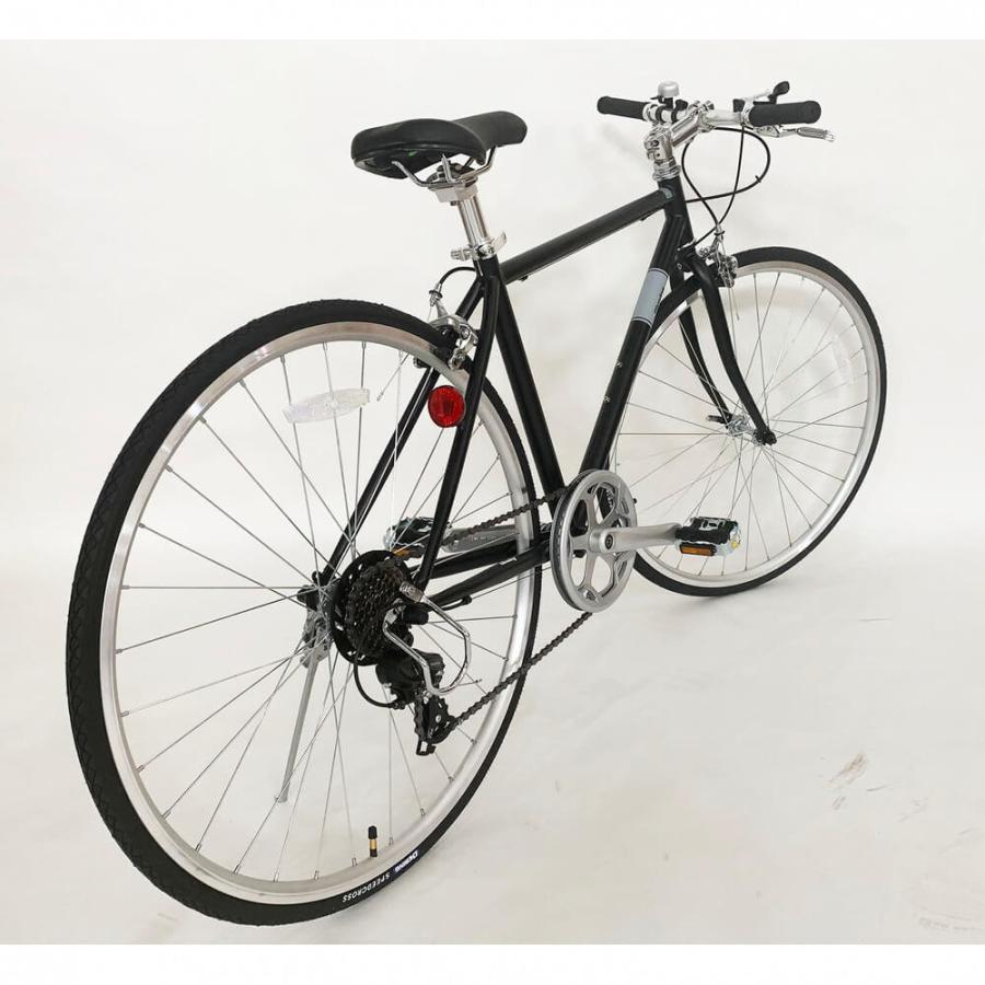 美品　COURAGE 700C 自転車 CRAF700C BL シマノ7段ギア LEDライト クロスバイク クラージュ 自転車】アルミクロスバイク クラージュ COURAGE 700C 外装6段 G6HD
