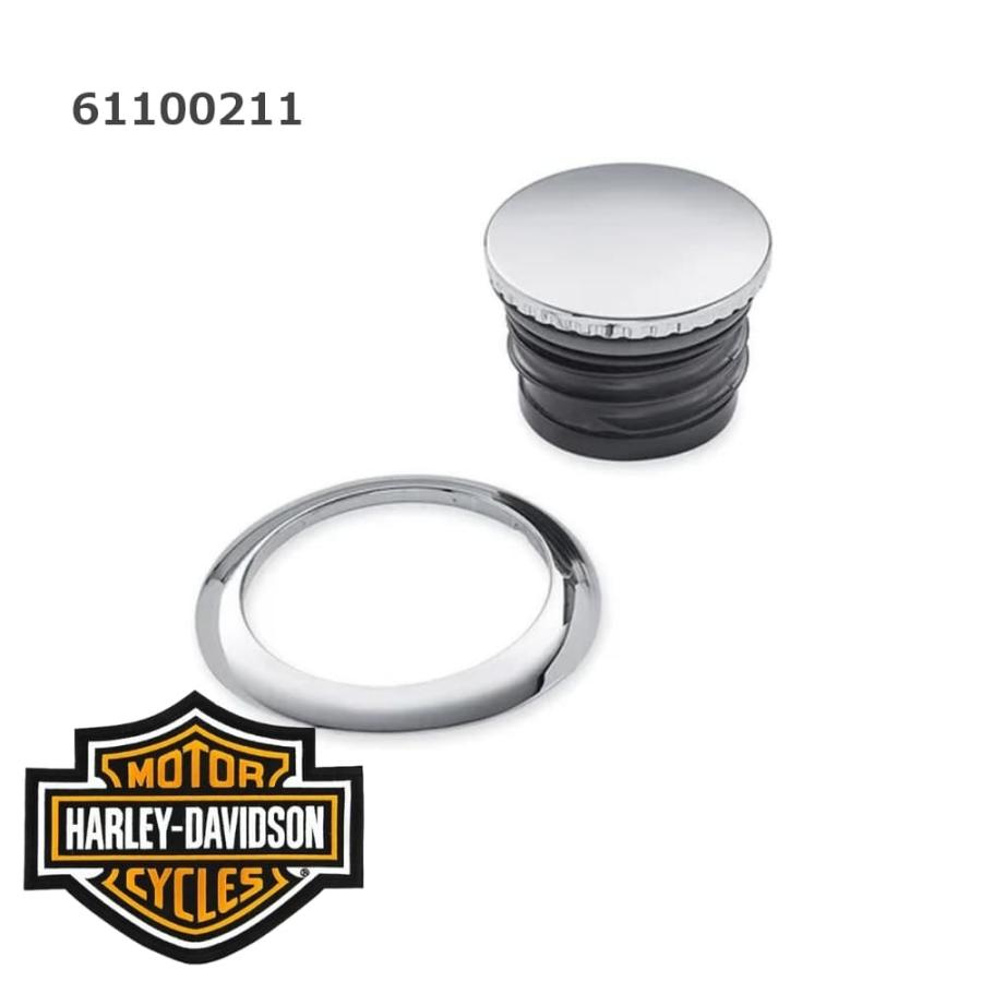 ハーレー 純正フラッシュ マウント フューエルキャップ キット グロスブラック ハーレーダビッドソン 純正 フラッシュマウント フューエルキャップ