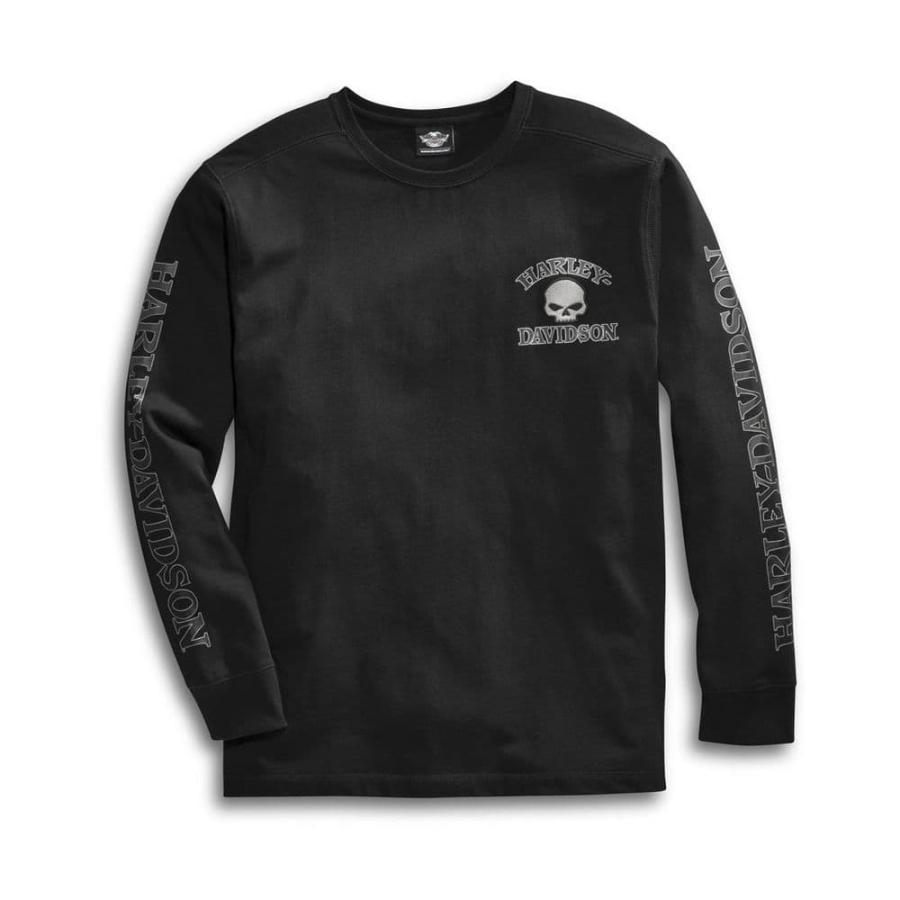 ハーレーダビッドソン 純正 メンズ スカル・ロングスリーブTシャツ