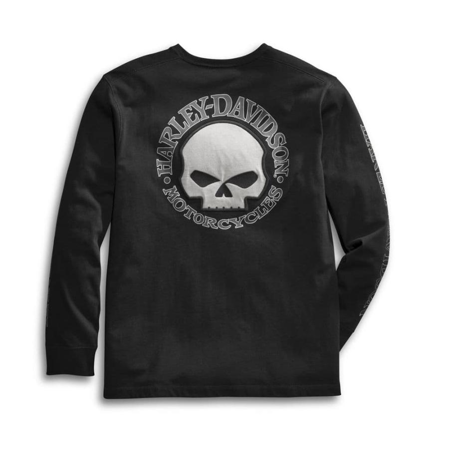 ハーレーダビッドソン 純正 メンズ スカル・ロングスリーブTシャツ