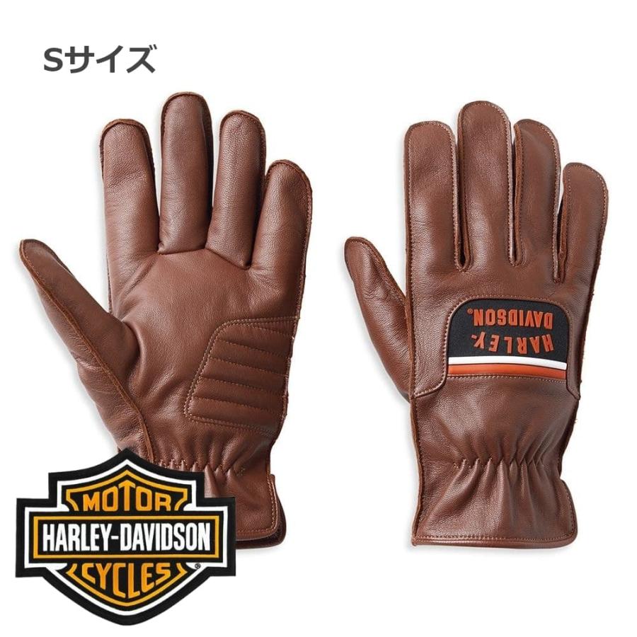ハーレーダビッドソン 純正 メンズ Hamptonレザーグローブ 98137-22VM バイク用品 ばいく 純正 手袋 グローブ レザー 革