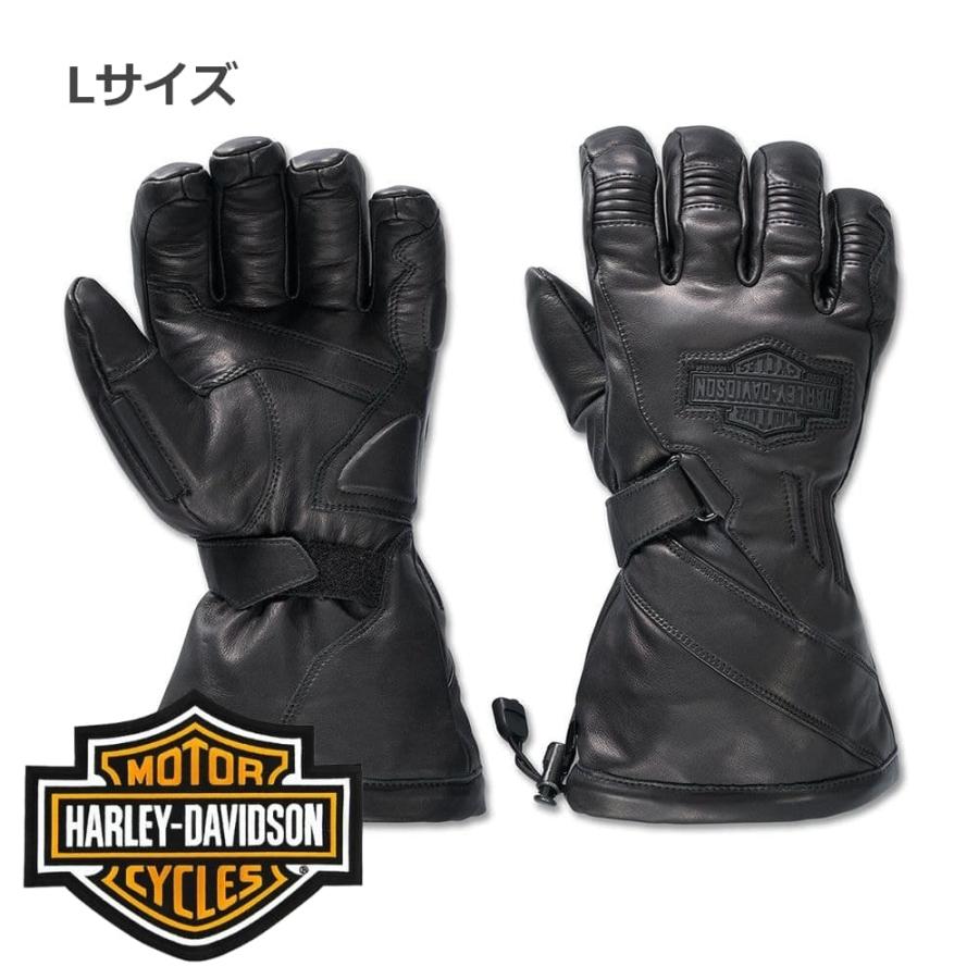 ハーレーダビッドソン 純正 メンズ Circuit II防水レザーガントレット