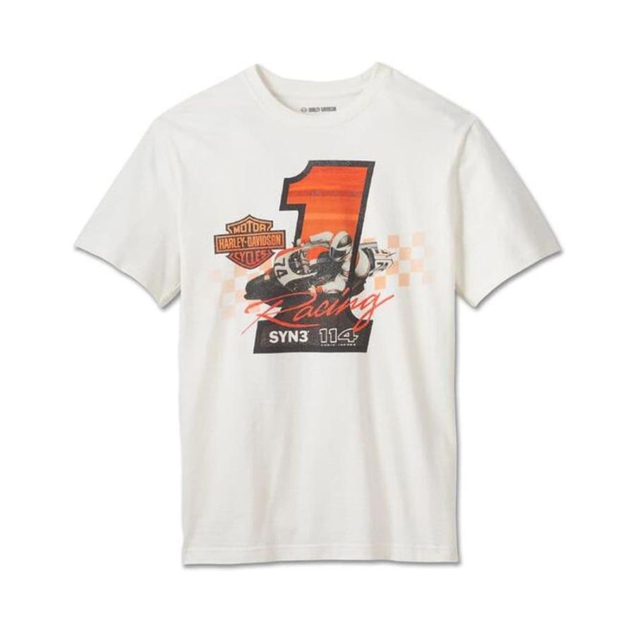 ハーレーダビッドソン 純正 メンズ HD #1 レーサーTシャツ ※アジアン