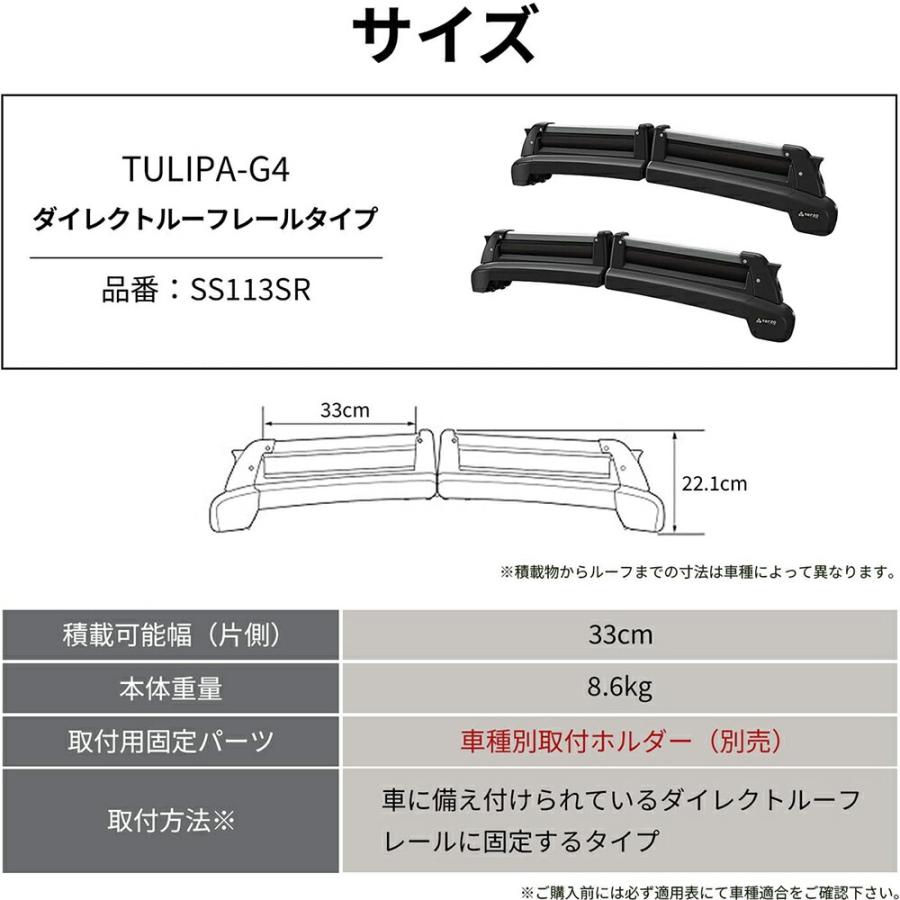 1589 TERZO TULIPA スノーボード スキーキャリア 鍵付き 取付ホルダーセット付き　アントレ Amazon | テルッツォ(Terzo) Terzo スキー・スノーボードキャリア