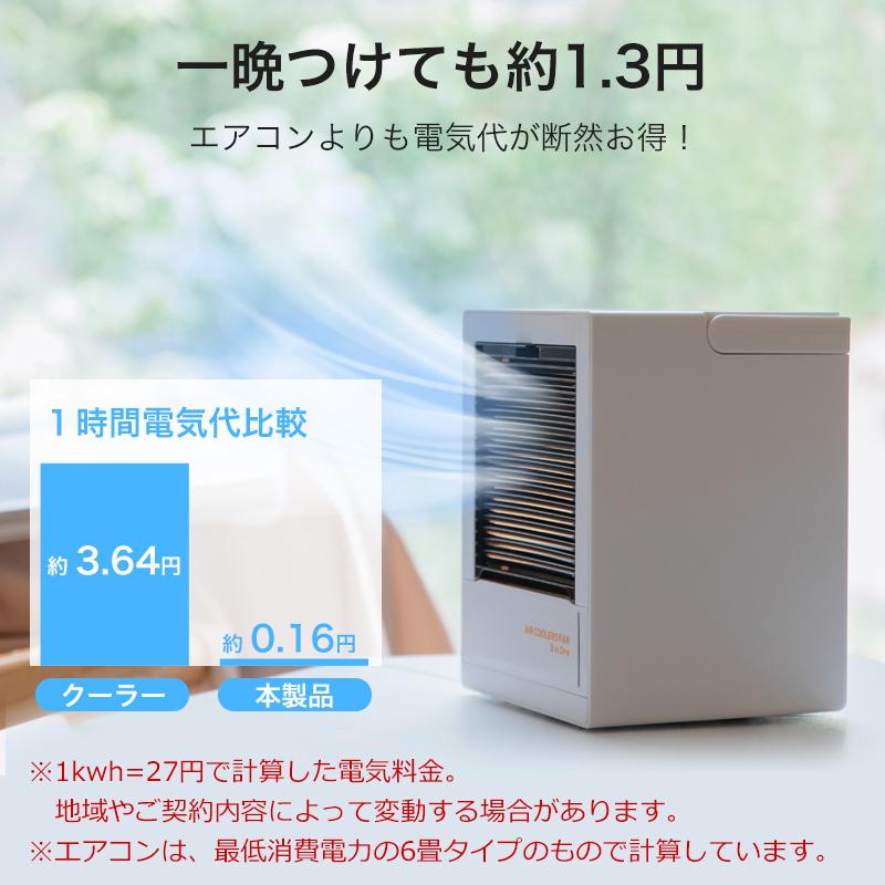 冷風機 卓上クーラー 冷風扇 パーソナルクーラー ミニクーラー 扇風機 卓上 風量3段階調節 静音 Usb充電 ポータブル 卓上 自動首振り 7色ledライト付 加湿 B1ac01lfjb 01 Usamdirect 通販 Yahoo ショッピング