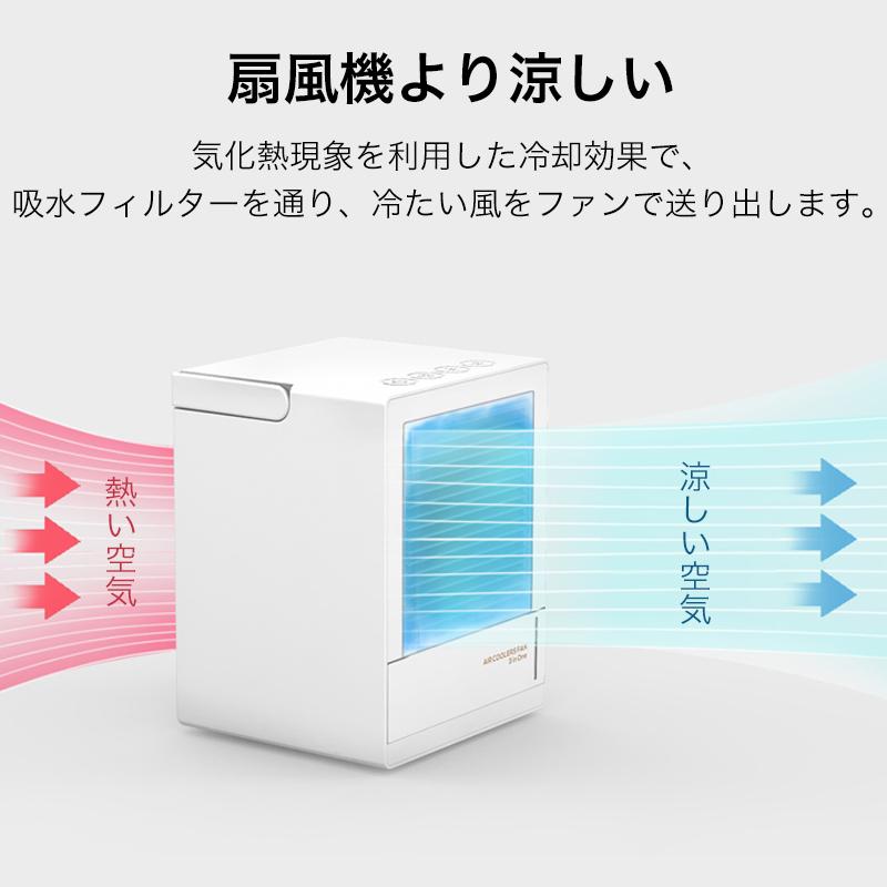 冷風機 卓上クーラー 冷風扇 パーソナルクーラー ミニクーラー 扇風機 卓上 風量3段階調節 静音 Usb充電 ポータブル 卓上 自動首振り 7色ledライト付 加湿 B1ac01lfjb 01 Usamdirect 通販 Yahoo ショッピング