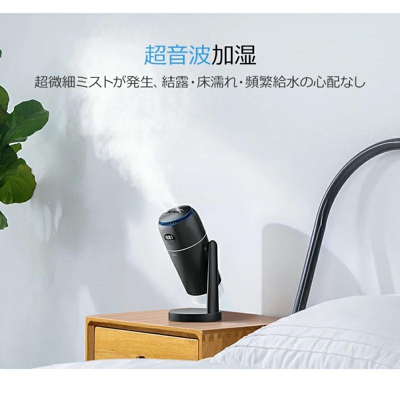 加湿器 卓上 小型 オフィス 500ml 次亜塩素酸水対応 アロマ 大容量 2