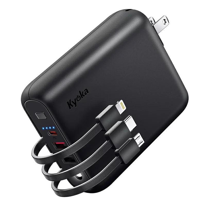 KYOKA モバイルバッテリー 軽量 大容量 15000mAh AC式充電器 KYOKA モバイルバッテリー 軽量 大容量 15000mAh AC式充電器