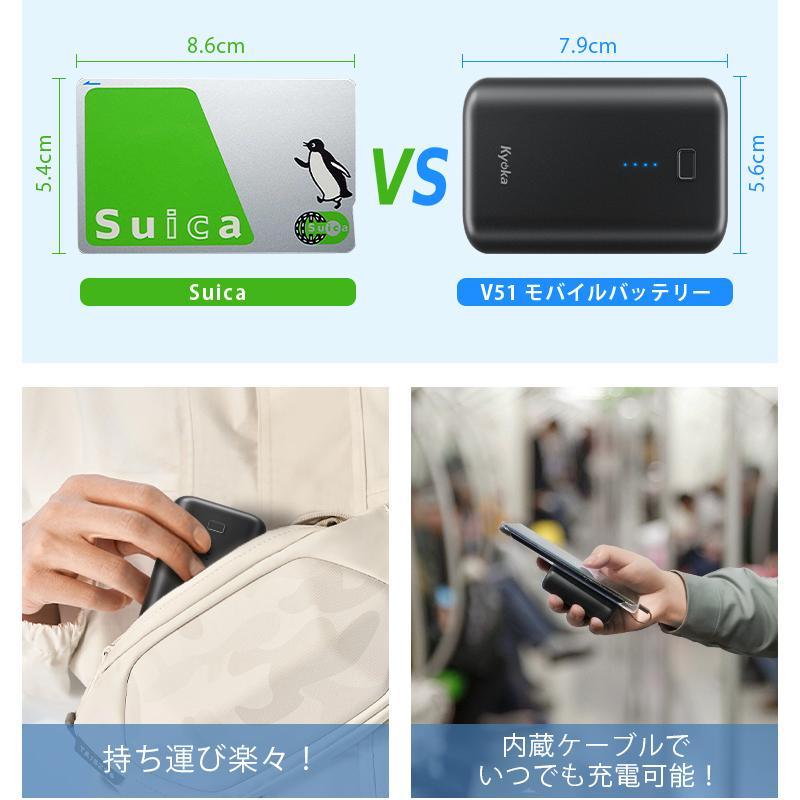 KYOKA モバイルバッテリー 軽量 15000mAh 小型 急速充電 大容量 KYOKA モバイルバッテリー 軽量 15000mAh 小型 急速充電 大容量