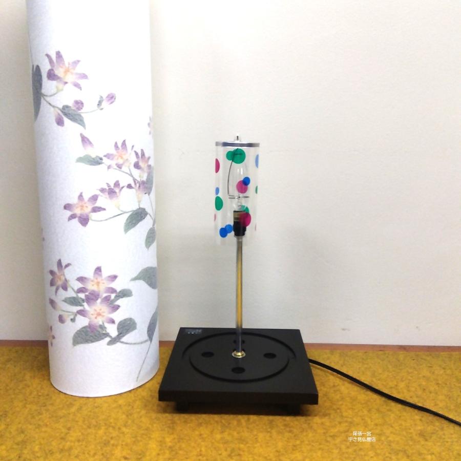 家紋入 盆提燈 今めかしい行灯 盆ちょうちん 室内装飾提燈 御盆 新盆 初盆 召し連れる 和照灯 2977M  杜鵑草（ホトトギス）