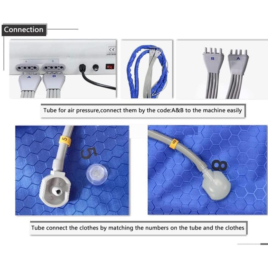 リンパドレナージマッサージ用の16個のエアバッグ 減量セルライトの減少、 プレッソセラピーマシン |  | 03