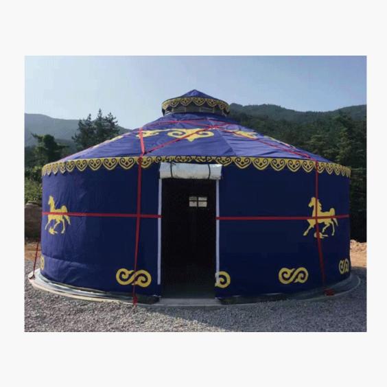 モンゴルテント グランピングテント 大型 イベントテント 店舗用 飲食店 休憩所 キャンプ場 ドームテント 商業用 防水 簡単設営 |  | 01