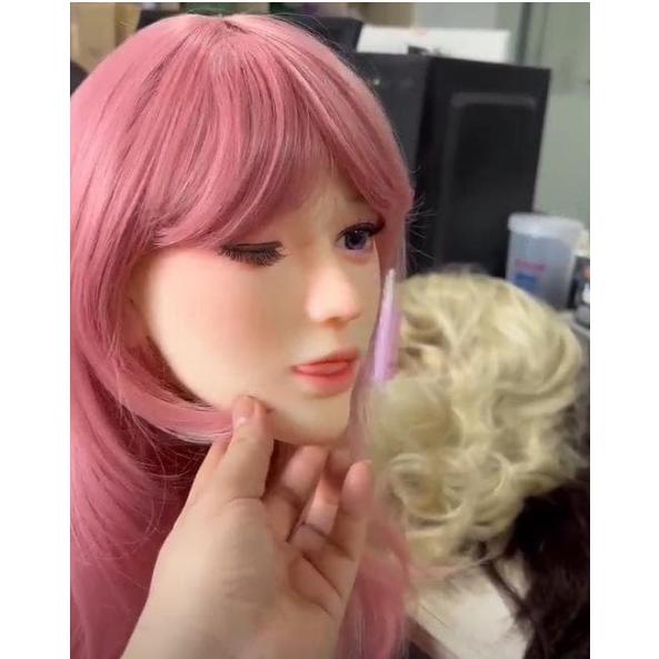 TPEリアルドール カスタムドール マネキンヘッド M16 等身大 ヘアアレンジ練習用 G04_2