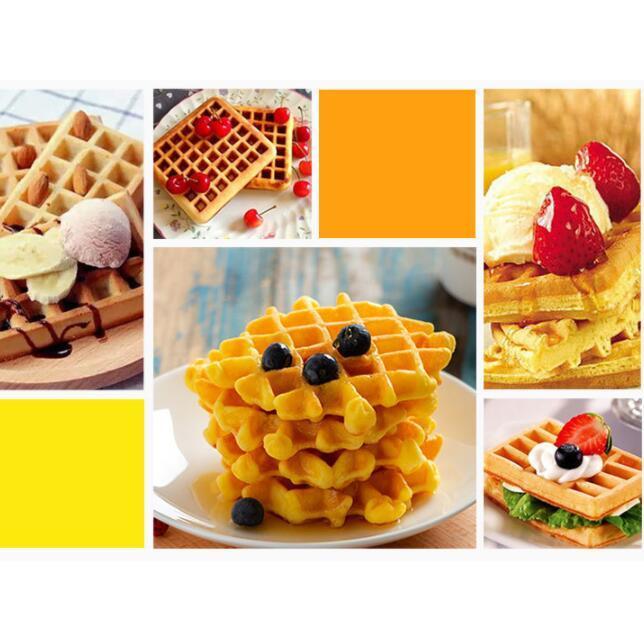 業務用マフィンメーカー ワッフルメーカー 回転ワッフル機焦げ付き防止レストランベーカリースナックバー家庭用180度回転 |  | 02