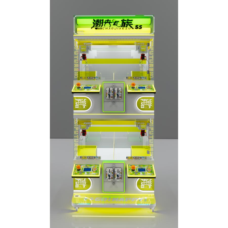 クレーンゲーム機 業務用 UFOキャッチャー 4人同時プレイ 商用 アーケード キャッチャーマシン LED照明 デジタル設定 店舗 イベント ゲームセンター 景品機 |  | 02