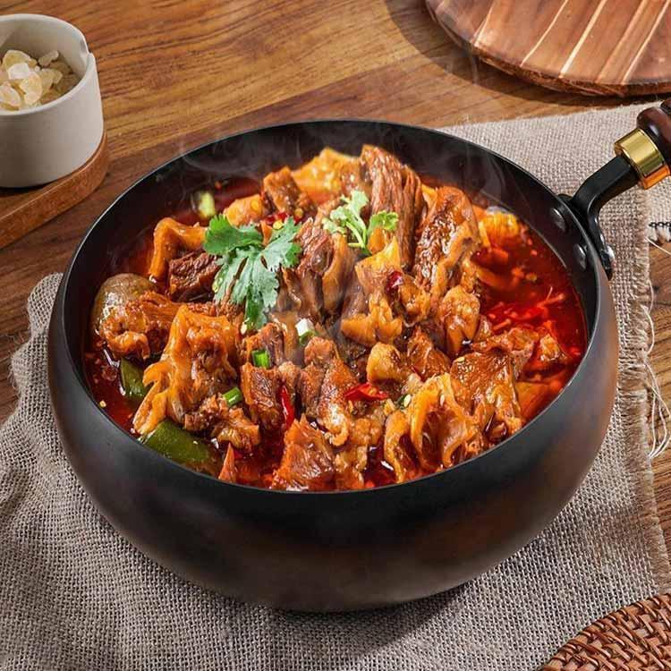 フライパン 鉄鍋 24cm ih対応 鉄製中華鍋 電磁調理器対応 IH調理可 木蓋付き コーティングされていない鉄フライパン 純鉄ノンスティックフ |  | 05