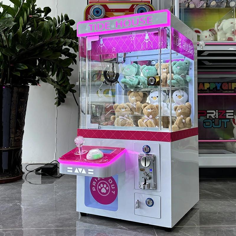 商用コイン式クレーンゲーム ミニぬいぐるみキャッチャー機 小型家庭用ぬいぐるみキャッチャー機、屋台や市場向け 爪4.5/7.5/10.0ｃｍ |  | 02