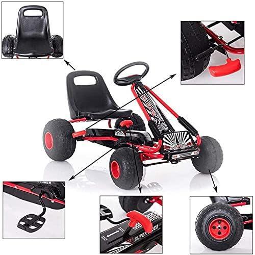 クレイジーカー、のアップグレード 四輪バギーゴーカート乗用玩具 足こぎペダル式 ペダルカート ゴーカート 3〜8歳子供用 キッズ 遊具 おもちゃ 誕生日 |  | 03