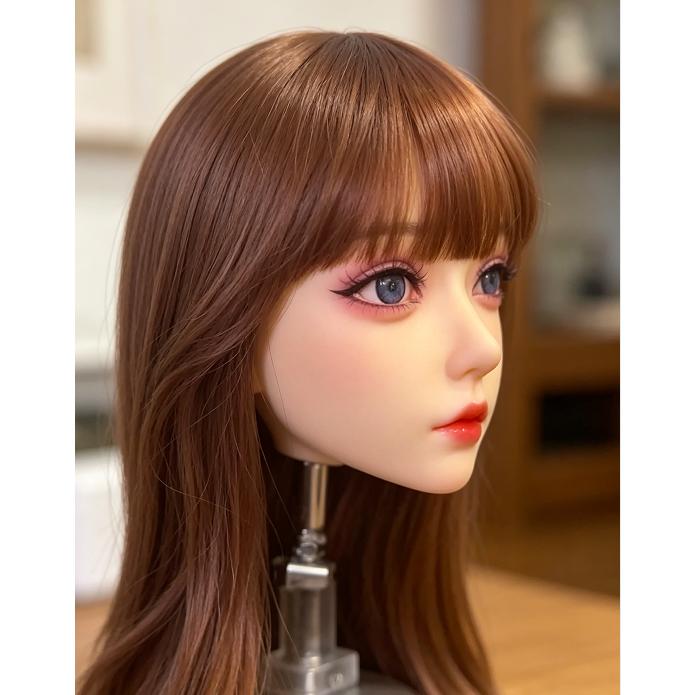 フェイスドールヘッドリアルドール ベッドM16 等身大カスタムドールヘッドW20 リアルドール カスタムドール マネキンヘッド M16 等身大 ヘアアレンジ