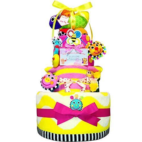 高品質の激安 Kanonbabys Kanonbabys おむつケーキ 4102 Sサイズ 2段 出産祝い Sassy サッシー 女の子 出産祝い 出産記念品