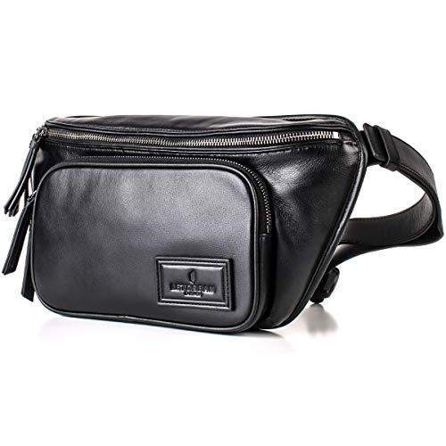 割30 レットドリーム Letdream ショルダーバッグ ボディバッグ メンズ 本革 男女兼用 Ldr オールブラック 銀座 店 限定 Www Superavila Com