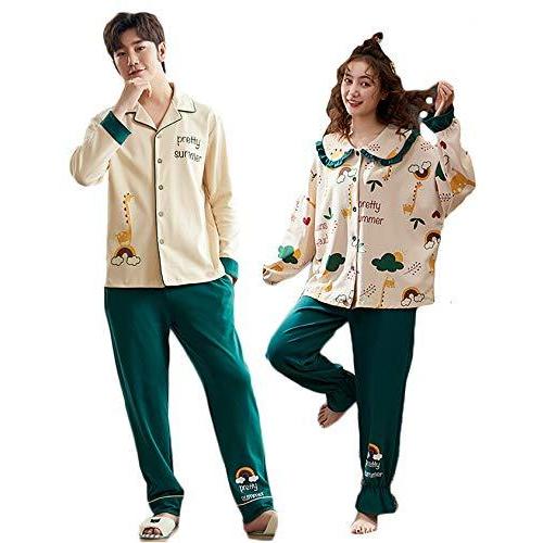 人気no 1 ルームウェア メンズ パジャマ Tree7 レモンツリーセブン Lemon Tree7 レモンツリーセブン Lemon ペア 春 長袖 カップル 男女2着セット キリン柄 下着 靴下 部屋着 Www Affaires Sociales Gouv Cg