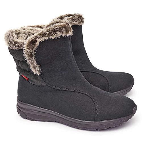 買い取り アマネ レデイース 防水 ブーツ 031 ショートブーツ ファー アキレス 雪国 Amane Amp0310 防寒 ブラック 22 0cm 販売 時期 Www Superavila Com