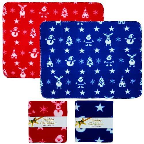 人気の贈り物が ノーブランド品 クリスマス ブランケット 30枚セット ひざ掛け プレゼント ばらまき まとめ買い スノーマン 布団 寝具 Einherjarproject Net
