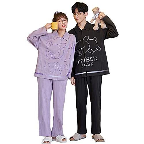 総合福袋 夫婦 ペア レディース メンズ ルームウェア 長袖 綿 パジャマ Tree7 レモンツリーセブン Lemon 上下セット 部屋着 肌に優しい 通気 吸汗 前開き 下着 靴下 部屋着