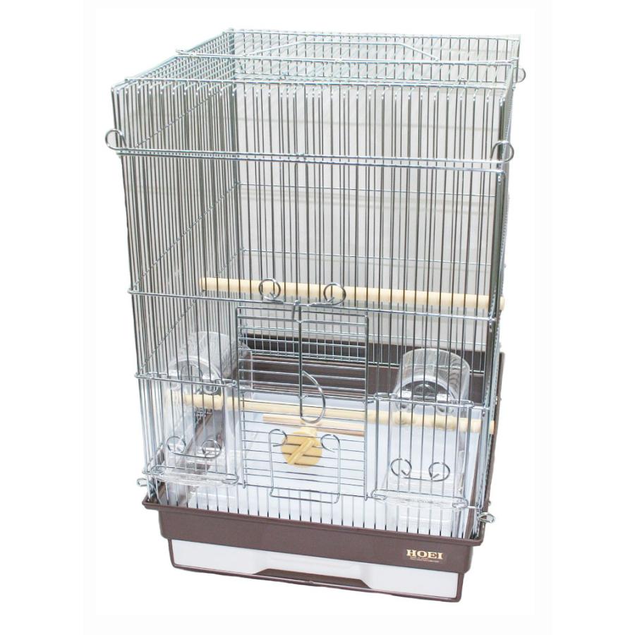 HOEI HOEI 35手のりG(銀色メッキ) ブラウン底(インコ HOEI HOEI 35手のりG(銀色メッキ) ブラウン底(インコ