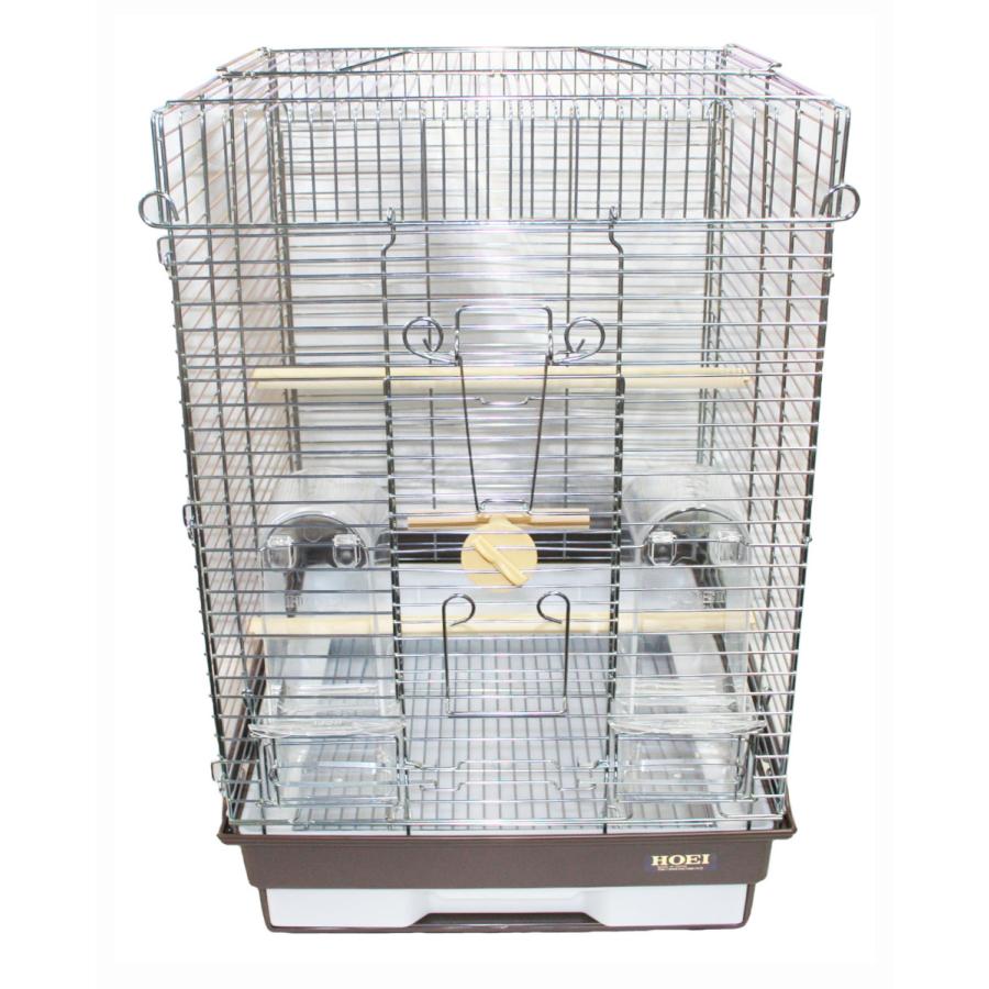 ＨＯＥＩ ３５手のりホライズンセキセイ（銀色メッキ）ブラウン底