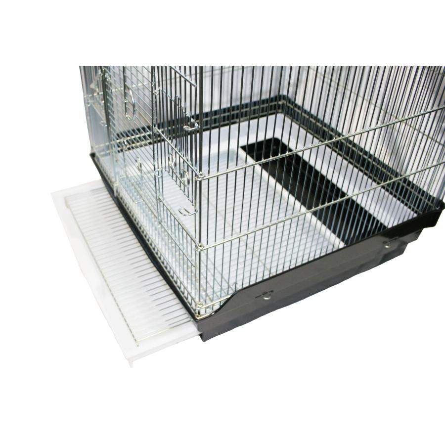 HOEI 465インコ手のりG（銀色メッキ）ブラック底 : うさうさ