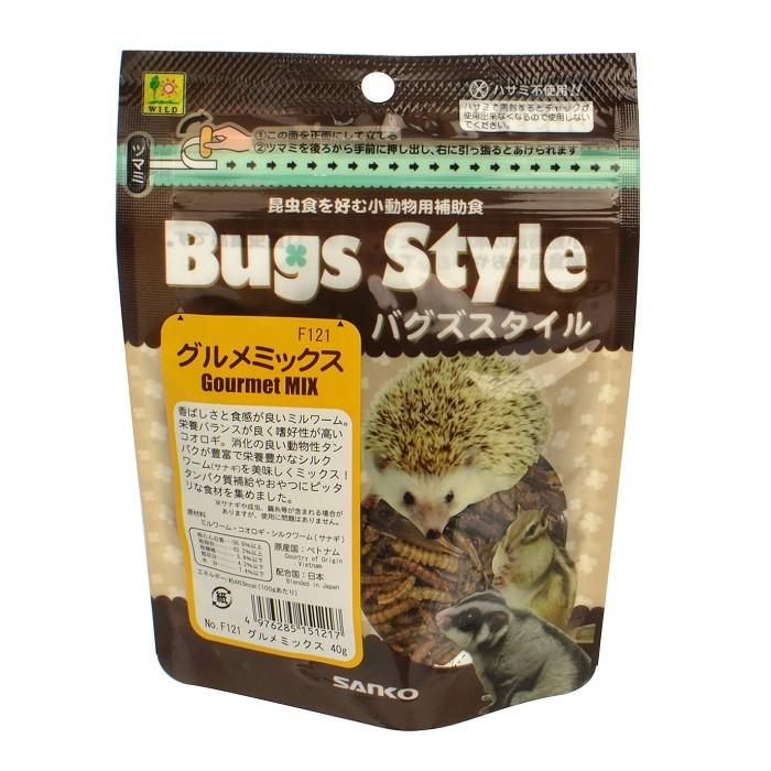 三晃商会 サンコー バグズスタイル グルメミックス ４０ｇ ハリネズミ モモンガ 餌 うさうさラビトリー ヤフー店 通販 Yahoo ショッピング